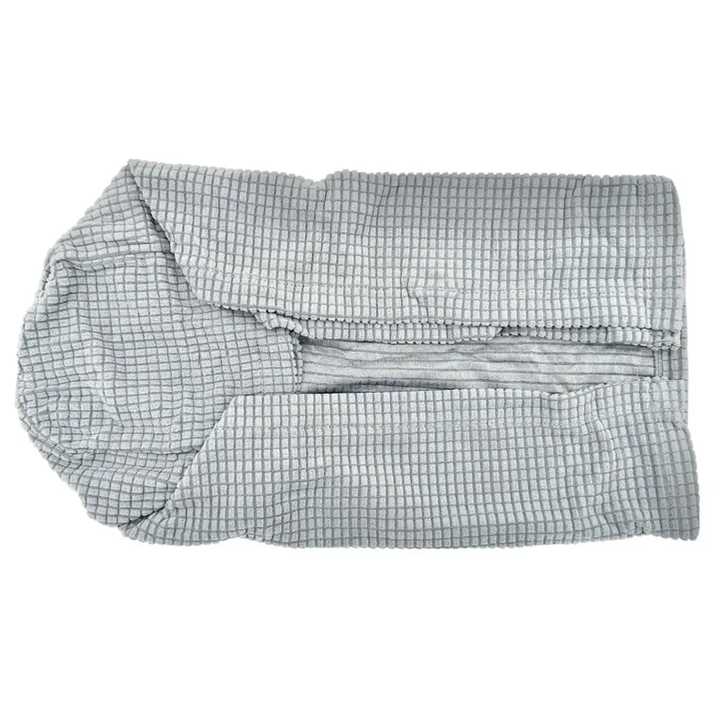 Two packs of 2 pcs Stretch Armrest Covers Gray By Shiman Home Fashions NEW